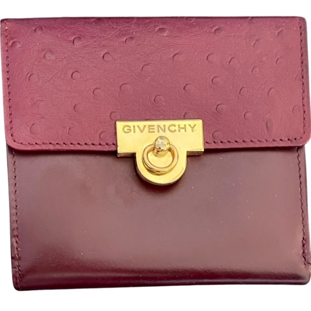 RARE Givenchy Vintage Burgundy Wallet
